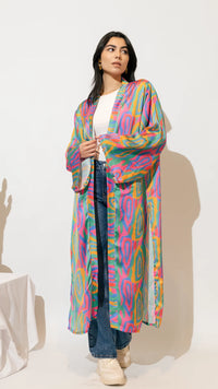 Printed Loose Kimono