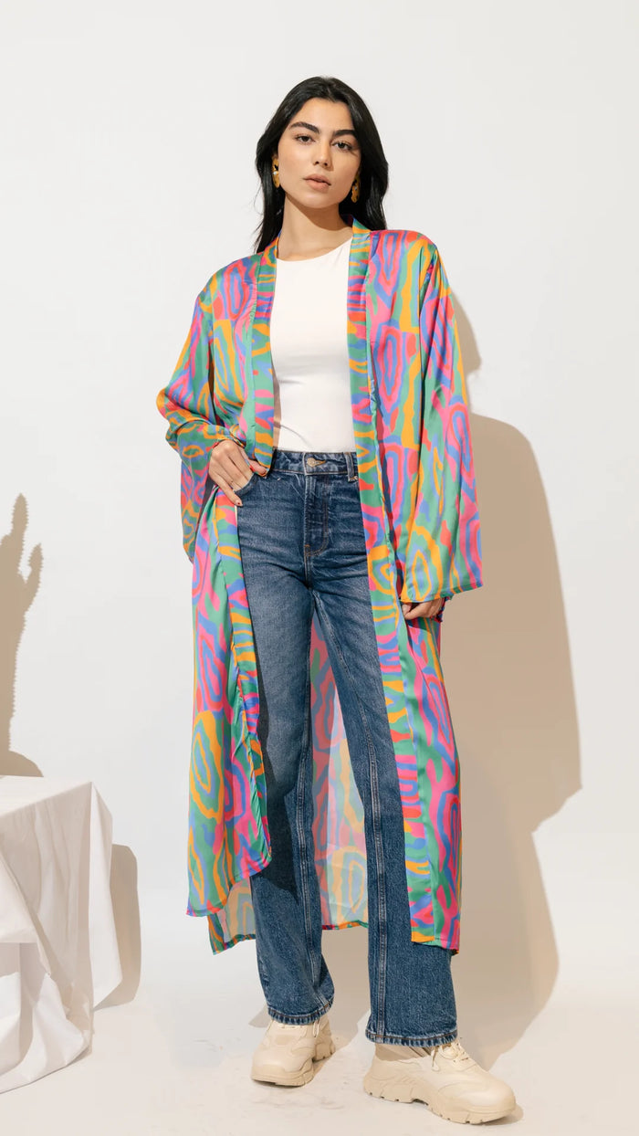 Printed Loose Kimono