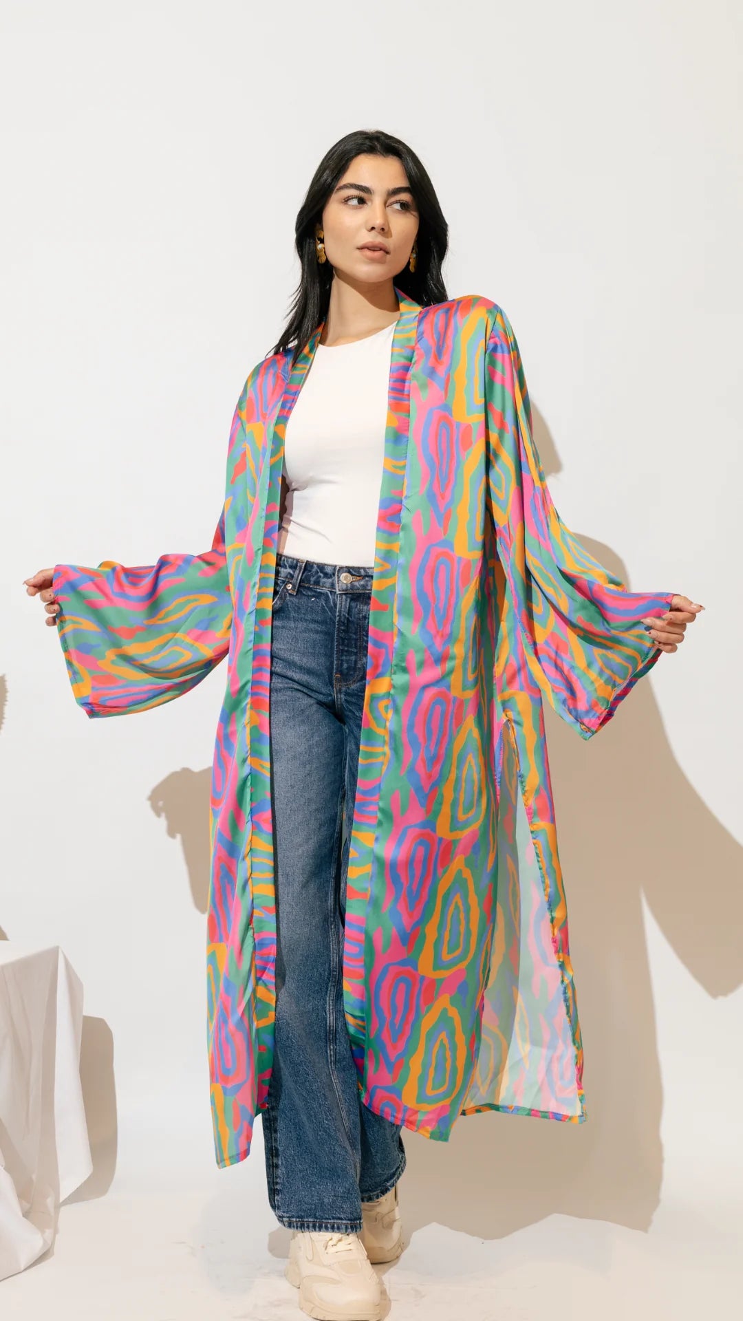 Printed Loose Kimono