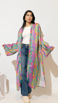 Printed Loose Kimono