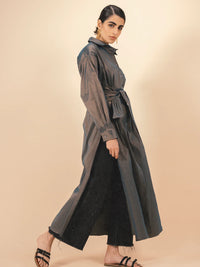 Seraya Wrap Shirt Dress