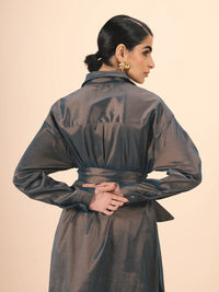 Seraya Wrap Shirt Dress