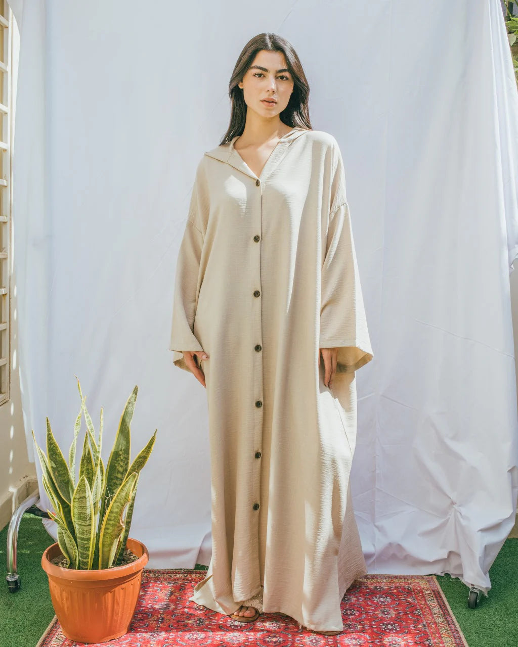 Moroccan Long Linen Shirt