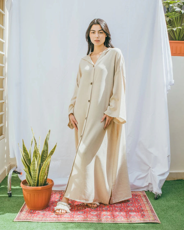 Moroccan Long Linen Shirt