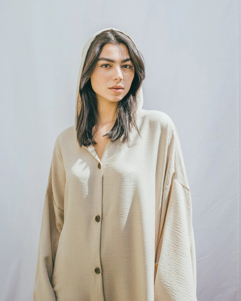 Moroccan Long Linen Shirt