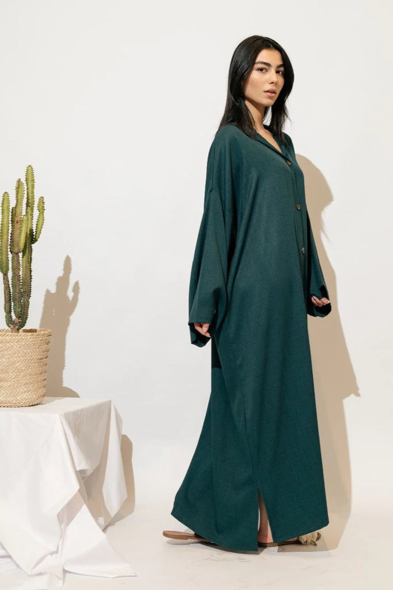 Moroccan Long Linen Shirt