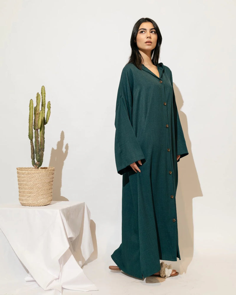 Moroccan Long Linen Shirt