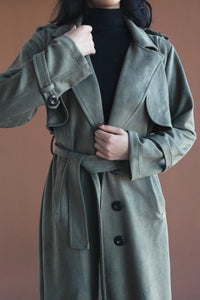 Ash Suede Coat